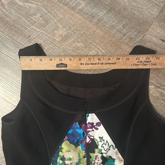 Ellen Tracy Blue Sheath Midi Dress Sleeveless Crew Neck - Picture 8 of 12